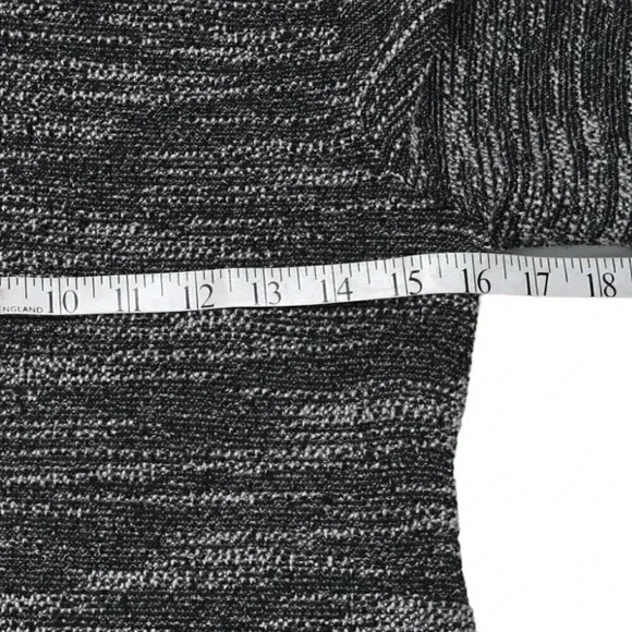 Banana  Republic Boucle Sheath Dress Size 6 Petite Black White - Picture 12 of 13